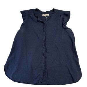 Loft Navy Blue 100% cotton